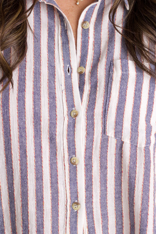 Close To Me Striped Top