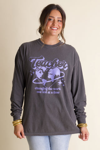 Teacher Long Sleeve Tee