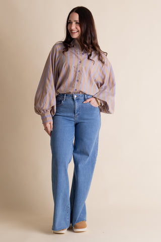 Wide Awake Button Down Top