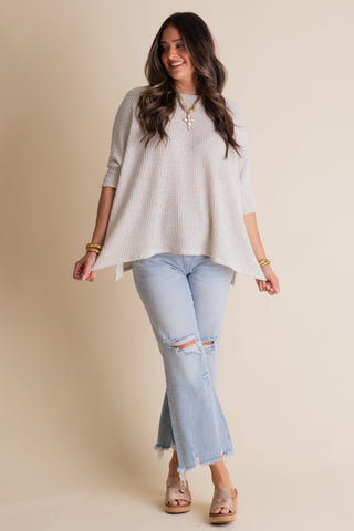 Maizy Girl Waffle Knit Sweater