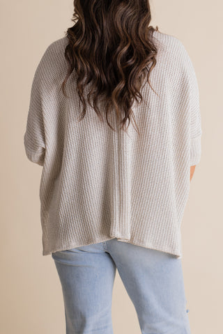 Maizy Girl Waffle Knit Sweater