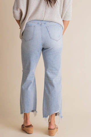 Nadine Super High Rise Distressed Jeans