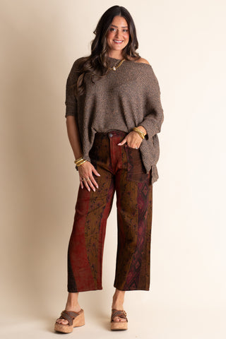 Maizy Girl Waffle Knit Sweater