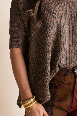 Maizy Girl Waffle Knit Sweater