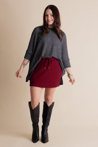 Maizy Girl Waffle Knit Sweater