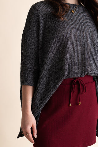 Maizy Girl Waffle Knit Sweater