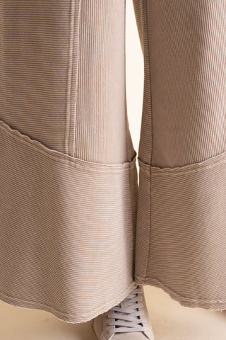 Mae Textured Mineral Wash Pants
