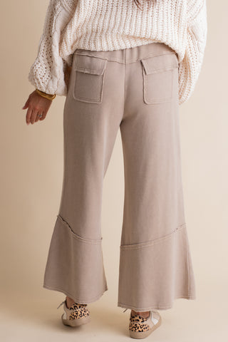 Mae Textured Mineral Wash Pants