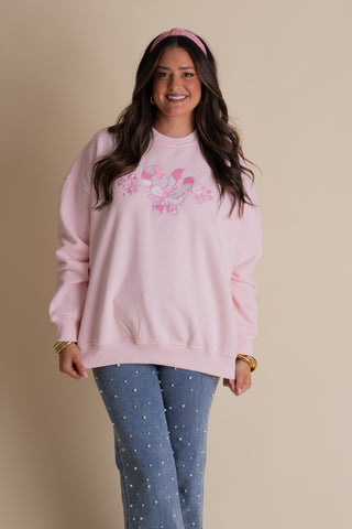 Embroidered Christmas Sweatshirt