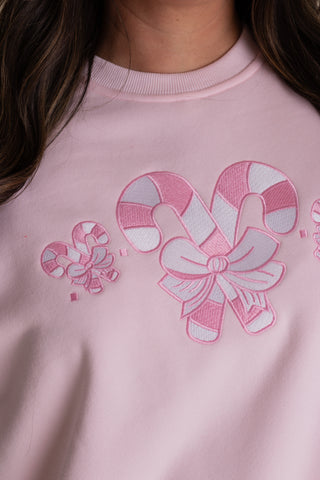 Embroidered Christmas Sweatshirt