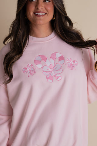 Embroidered Christmas Sweatshirt