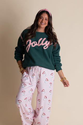 Jolly Embroidered Sweatshirt