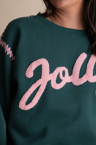 Jolly Embroidered Sweatshirt