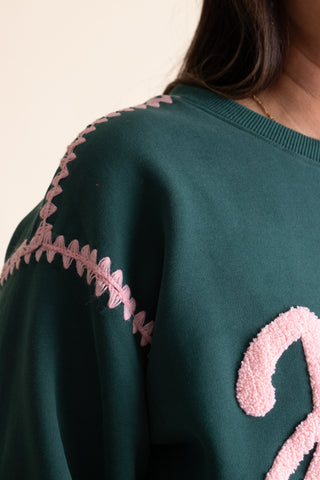 Jolly Embroidered Sweatshirt