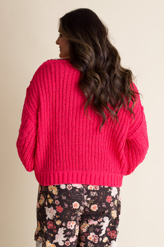 Keep Going V Neck Sweater