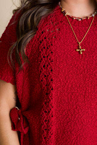 Let's Debrief Knit Sweater