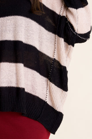 Break The Ice Striped Sweater