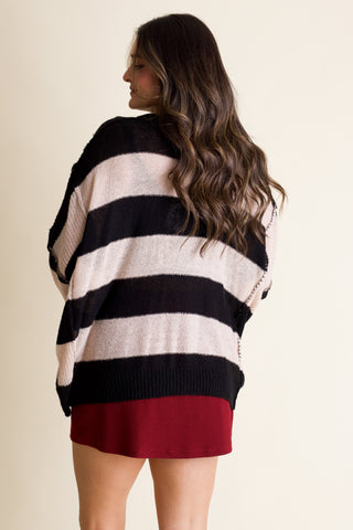 Break The Ice Striped Sweater