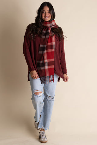 Christmas Cheer Plaid Scarf