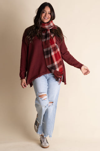 Christmas Cheer Plaid Scarf