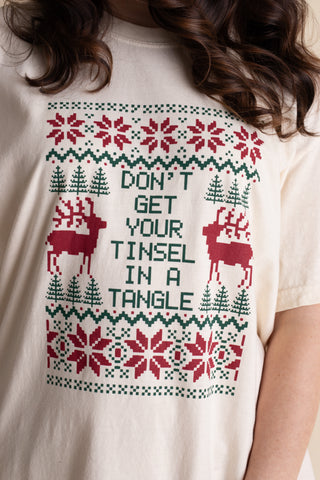 Tinsel in a Tangle Tee