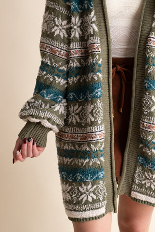 Cooler Weather Chenille Cardigan