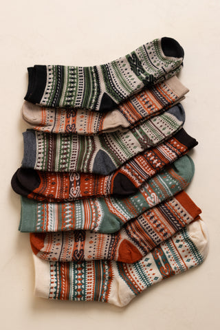 Bohemia Totem Knit Socks