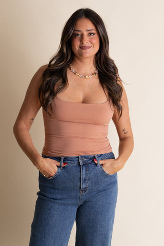 Signature Move Square Neck Cami