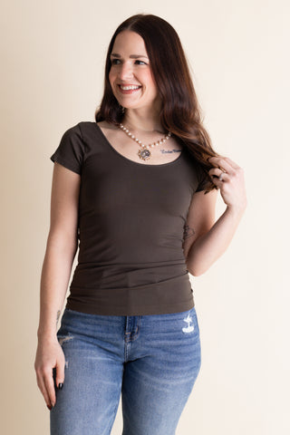 Perfect Pairing Scoop Neck Top