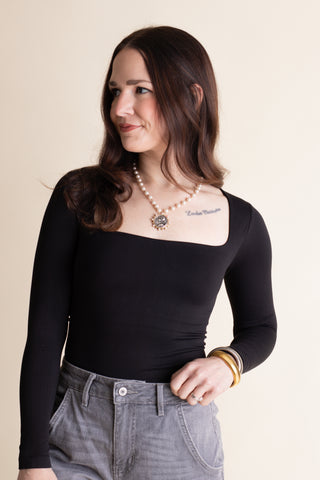 Signature Move Square Neck Top