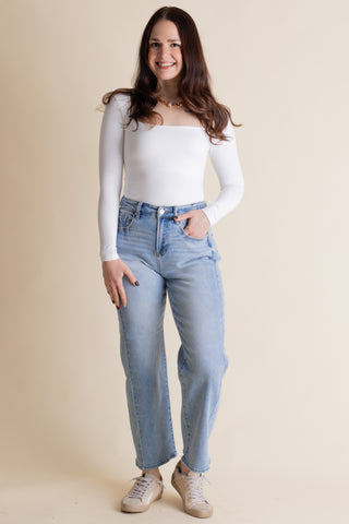 Signature Move Square Neck Top