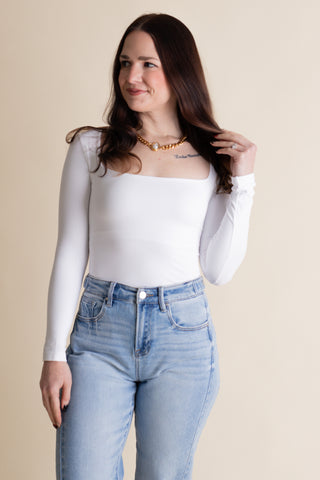 Signature Move Square Neck Top