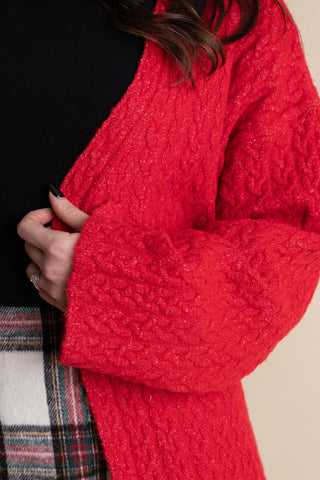 Cozy Comfort Cable Knit Cardigan