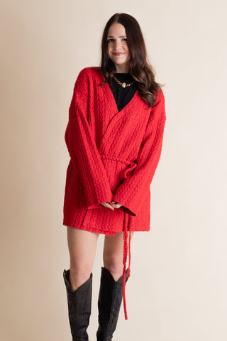 Cozy Comfort Cable Knit Cardigan