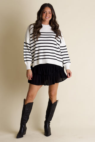 Best Behavior Tiered Mini Skort