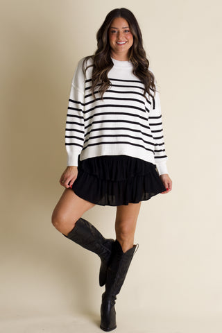Best Behavior Tiered Mini Skort