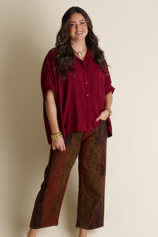 Boss Babe Button Up Airflow Top