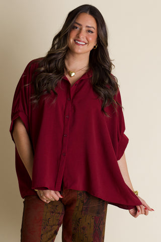 Boss Babe Button Up Airflow Top