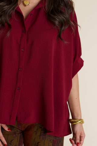 Boss Babe Button Up Airflow Top