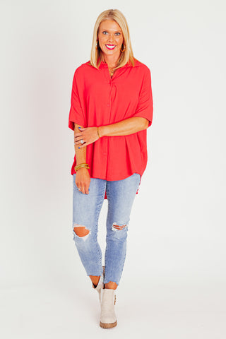 Pleasant Appearance Button Down Top