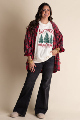 Saint Nick's Tree Farm Tee