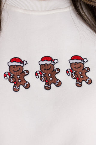 Embroidered Christmas Sweatshirt