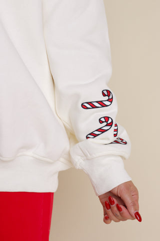 Embroidered Christmas Sweatshirt