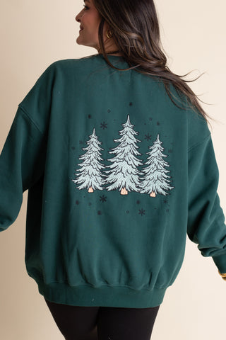 Embroidered Christmas Sweatshirt