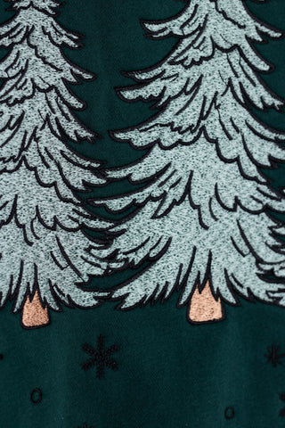 Embroidered Christmas Sweatshirt