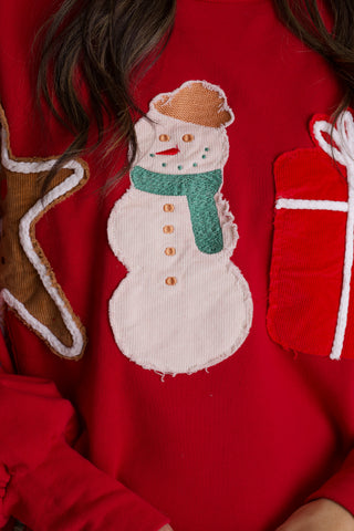 Christmas Cuties Patch Pullover