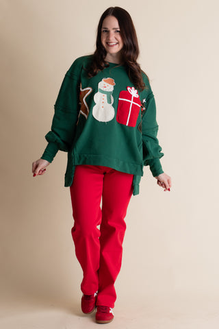 Christmas Cuties Patch Pullover