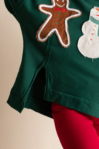 Christmas Cuties Patch Pullover