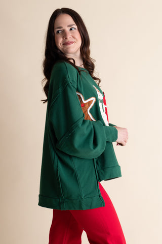 Christmas Cuties Patch Pullover