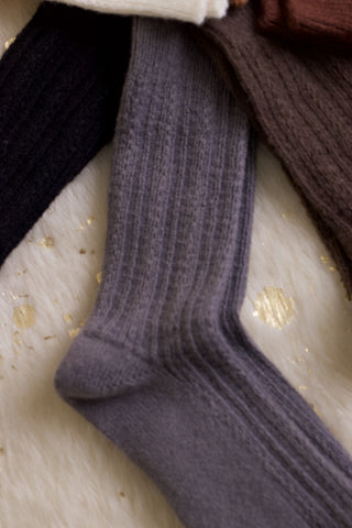 Snowy Day Mid-Calf Socks